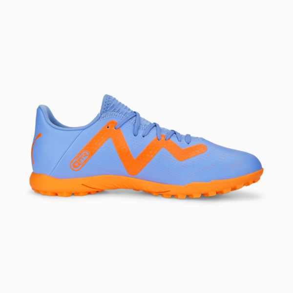 Botines de fútbol FUTURE Play TT, Blue Glimmer-PUMA White-Ultra Orange, large-ARG