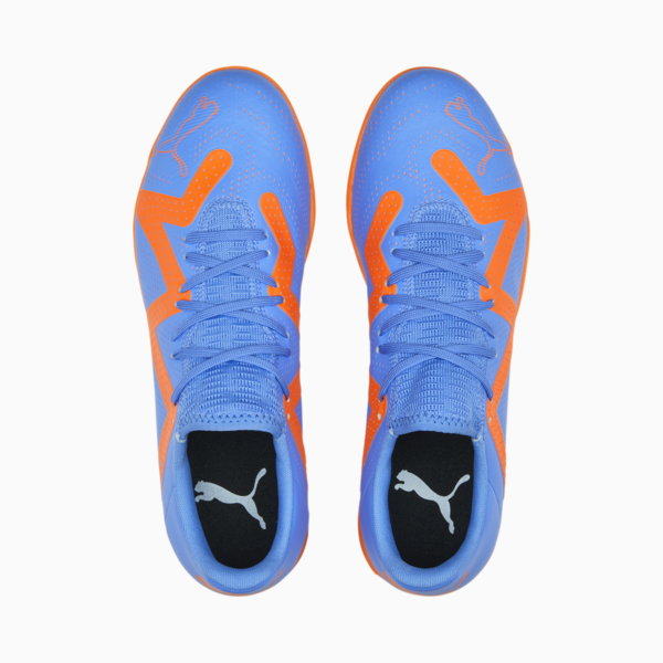 Botines de fútbol FUTURE Play TT, Blue Glimmer-PUMA White-Ultra Orange, large-ARG
