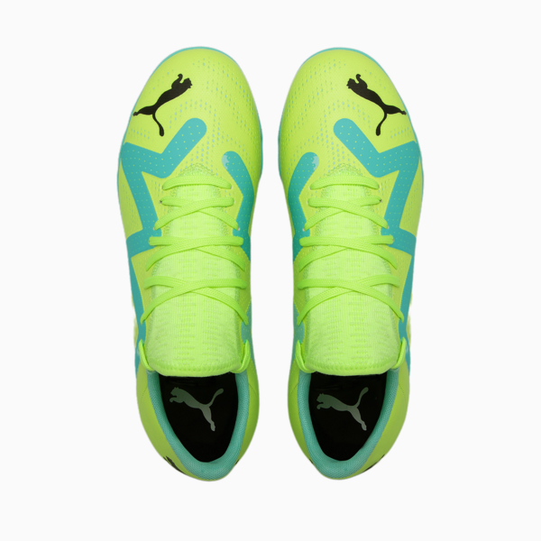 Botines de fútbol FUTURE Play TT, Fast Yellow-PUMA Black-Electric Peppermint, large-ARG