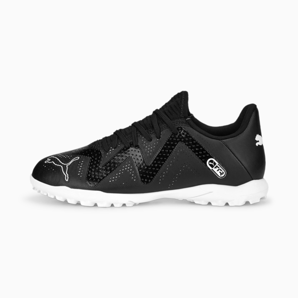 Botines de fútbol juveniles FUTURE Play TT, PUMA Black-PUMA White, large-ARG