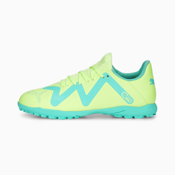 Botines de fútbol juveniles FUTURE Play TT, Fast Yellow-PUMA Black-Electric Peppermint, large-ARG