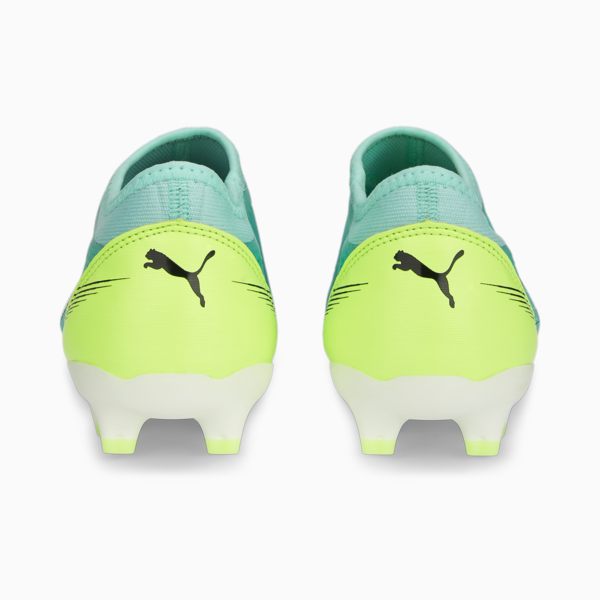 Botines de fútbol juveniles ULTRA Match LL FG/AG, Electric Peppermint-PUMA White-Fast Yellow, large-ARG