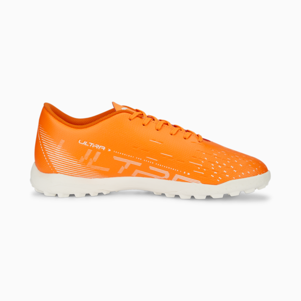 Botines de fútbol para hombre ULTRA PLAY TT, Ultra Orange-PUMA White-Blue Glimmer, large-ARG