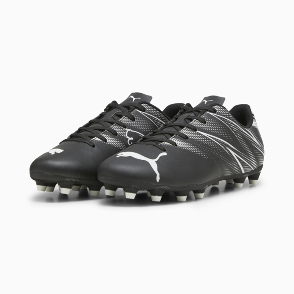 ATTACANTO FG/AG Football Boots, PUMA Black-Silver Mist, large-ZAF