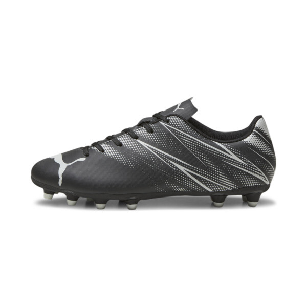 Shop Puma Attacanto Fg/ag Men's Soccer Cleats Shoes In Black-silver Mist