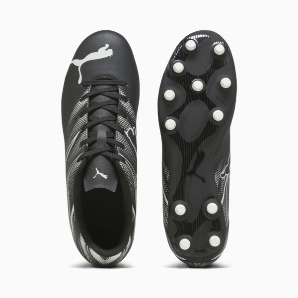 ATTACANTO FG/AG Football Boots, PUMA Black-Silver Mist, large-ZAF