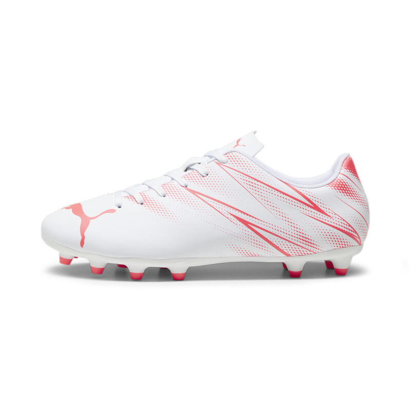 

Men's PUMA ATTACANTO FG/AG Football Boots, White/pink