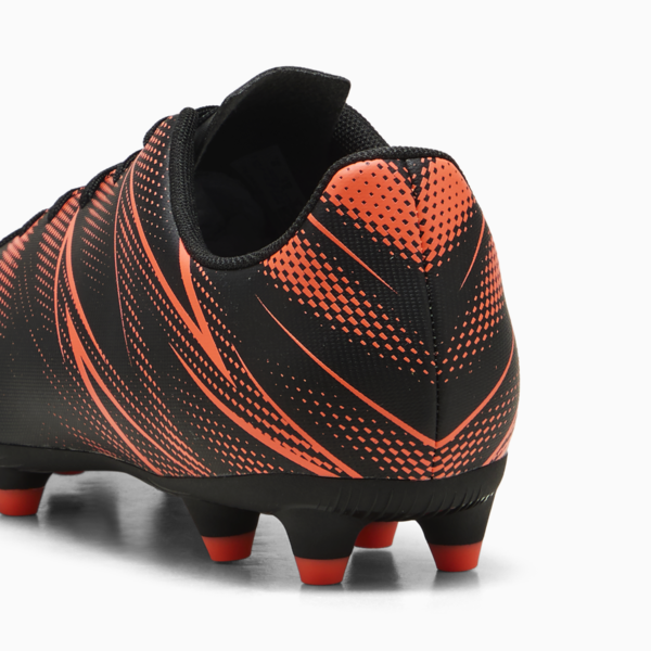 Tacos de futbol ATTACANTO FG/AG, PUMA Black-Glowing Red, large-MEX