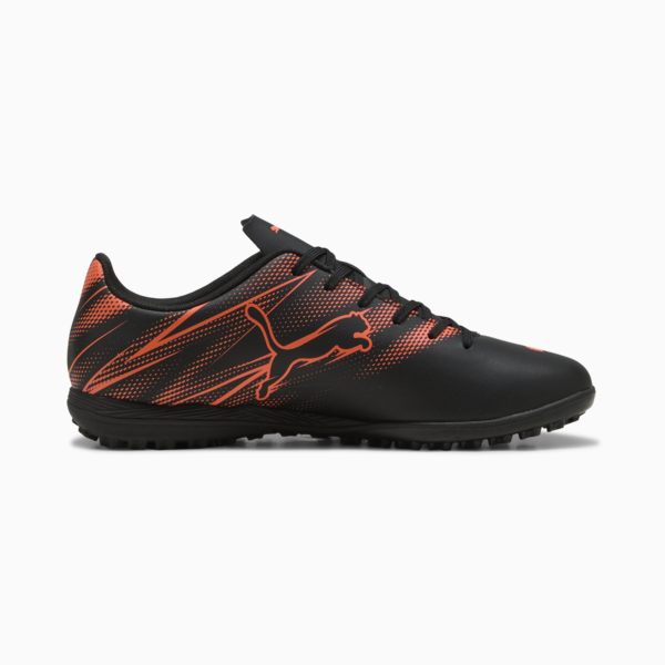 ATTACANTO TT Football Boots, PUMA Black-Glowing Red, large-ZAF