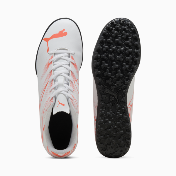 Tacos de futbol ATTACANTO TT, PUMA White-Glowing Red, large-MEX