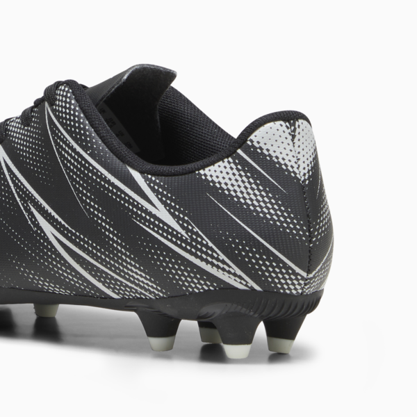 Tacos de futbol ATTACANTO FG/AG para adolescentes, PUMA Black-Silver Mist, large-MEX