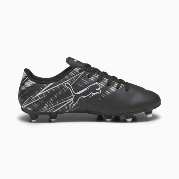 Tacos de futbol ATTACANTO FG/AG para adolescentes, PUMA Black-Silver Mist, large-MEX