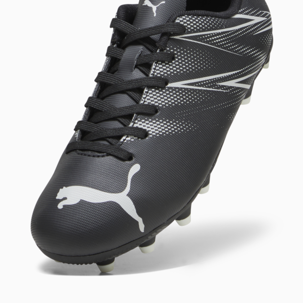 Tacos de futbol ATTACANTO FG/AG para adolescentes, PUMA Black-Silver Mist, large-MEX