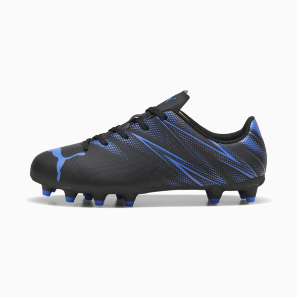 ATTACANTO FG/AG Youth Football Boots, PUMA Black-Bluemazing, large-MEX