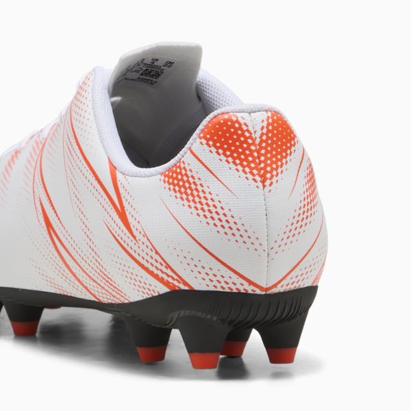 Tacos de futbol ATTACANTO FG/AG para adolescentes, PUMA White-Glowing Red, large-MEX