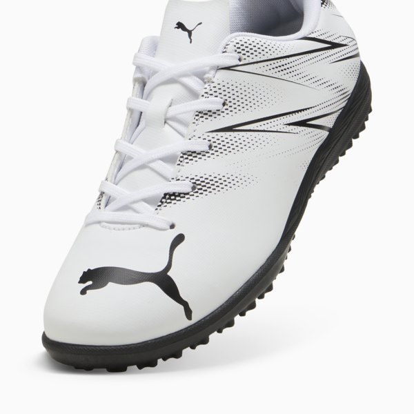 ATTACANTO TT Youth Football Boots, PUMA White-PUMA Black, large-MEX