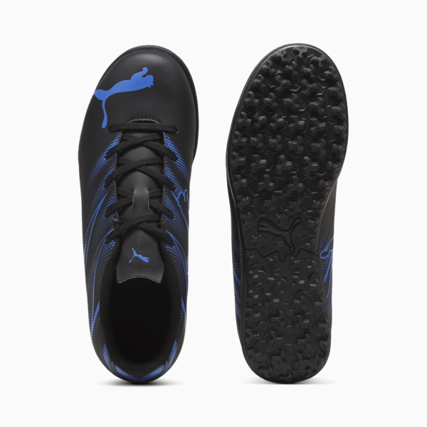 ATTACANTO TT Youth Football Boots, PUMA Black-Bluemazing, large-MEX