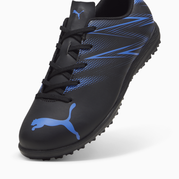 ATTACANTO TT Youth Football Boots, PUMA Black-Bluemazing, large-MEX