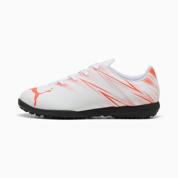 Tacos de futbol ATTACANTO TT para adolescentes, PUMA White-Glowing Red, large-MEX