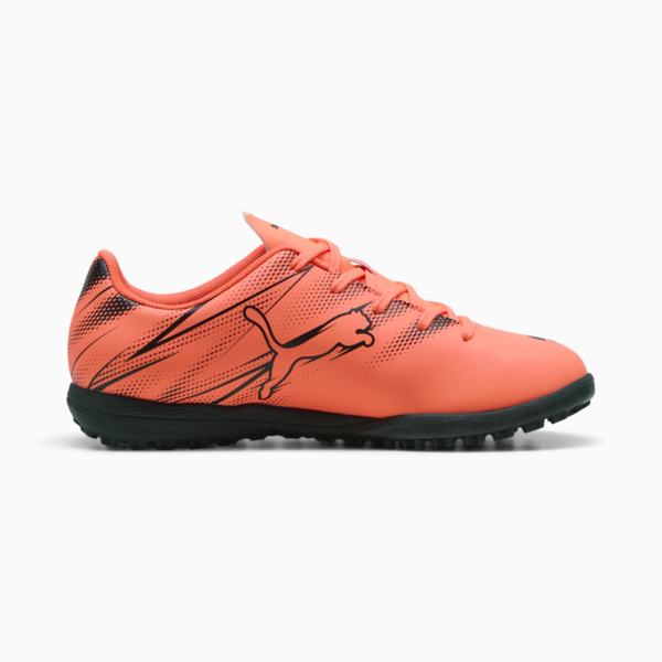 Tacos de futbol ATTACANTO TT para adolescentes, Glowing Red-PUMA Black, large-MEX