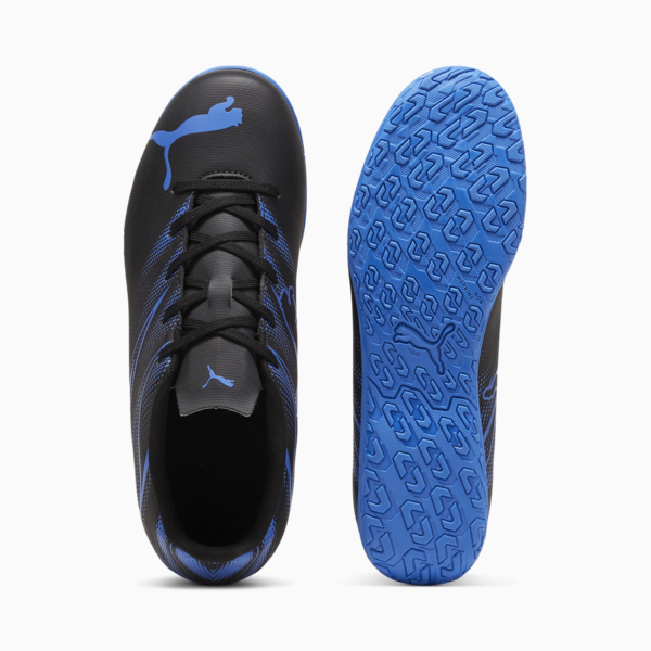 ATTACANTO IT Youth Football Boots, PUMA Black-Bluemazing, large-MEX