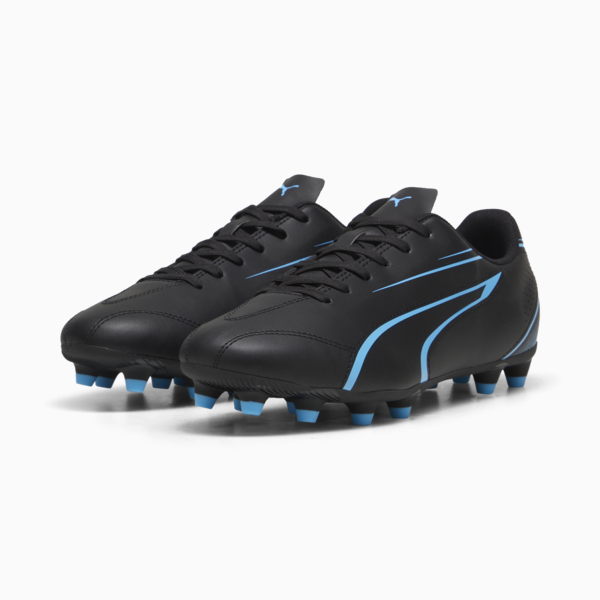 VITORIA FG/AG Football Boots, PUMA Black-Luminous Blue, large-MEX