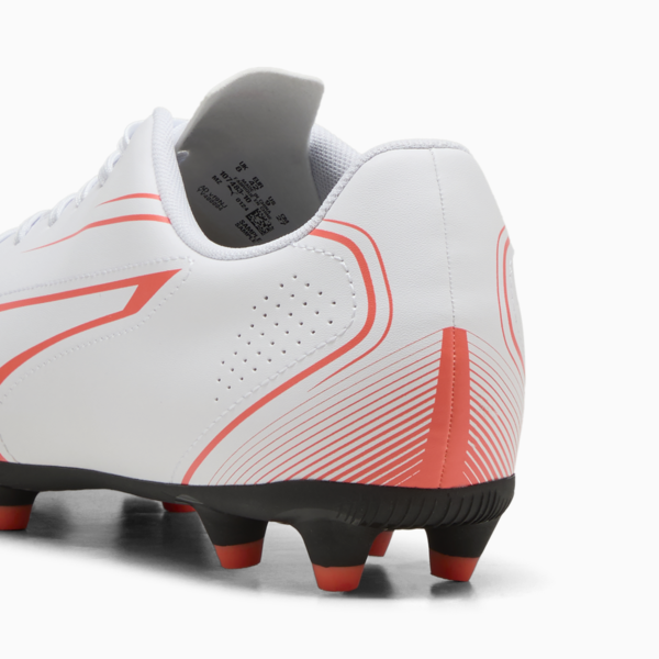 Tacos de futbol VITORIA FG/AG, PUMA White-Glowing Red, large-MEX
