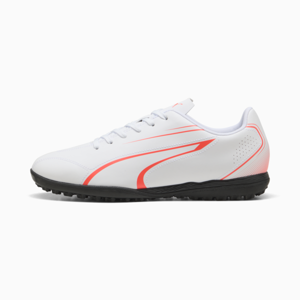VITORIA TT Football boots, PUMA White-Glowing Red, large-MEX