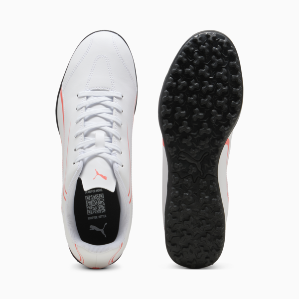 VITORIA TT Football boots, PUMA White-Glowing Red, large-MEX