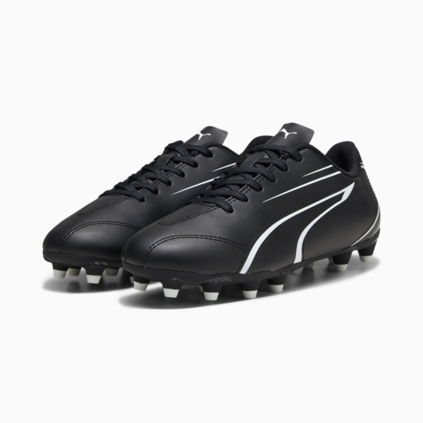VITORIA FG/AG Youth Football Boots, PUMA Black-PUMA White, large-MEX