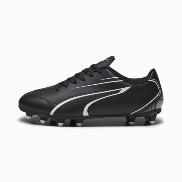 VITORIA FG/AG Youth Football Boots, PUMA Black-PUMA White, large-MEX