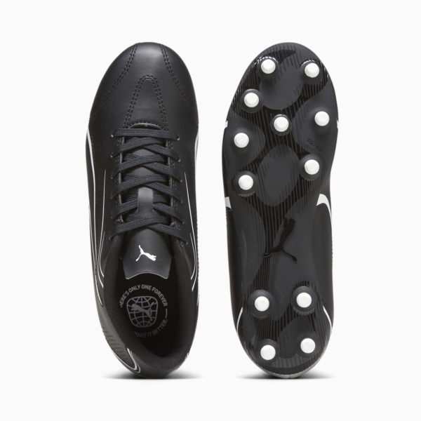 VITORIA FG/AG Youth Football Boots, PUMA Black-PUMA White, large-MEX
