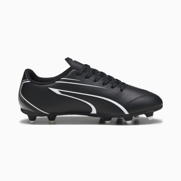 VITORIA FG/AG Youth Football Boots, PUMA Black-PUMA White, large-MEX
