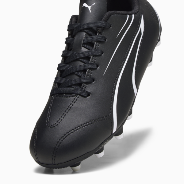VITORIA FG/AG Youth Football Boots, PUMA Black-PUMA White, large-MEX