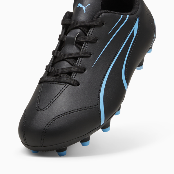 Tacos de fútbol adolescentes VITORIA FG/AG, PUMA Black-Luminous Blue, large-MEX