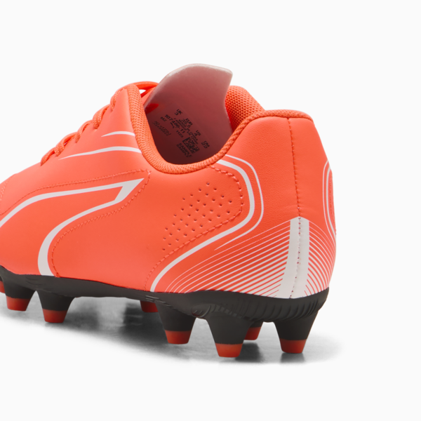 Tacos de fútbol adolescentes VITORIA FG/AG, Glowing Red-PUMA White-PUMA Black, large-MEX