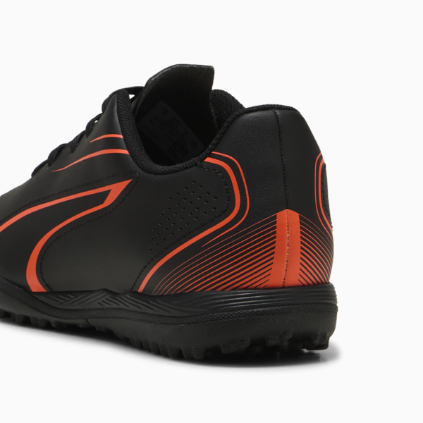 VITORIA TT Youth Football Boots, PUMA Black-Glowing Red, large-MEX