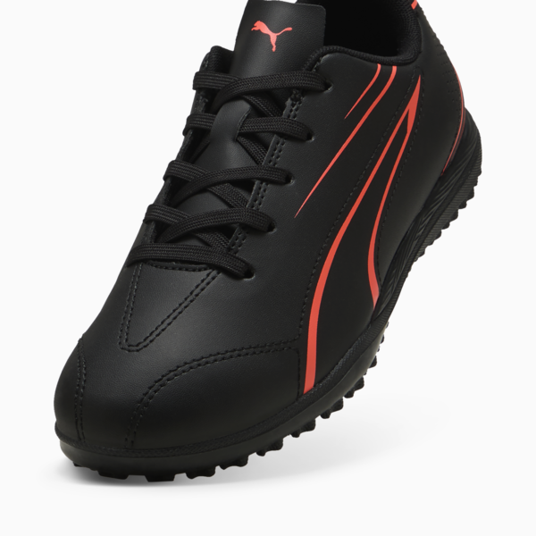 VITORIA TT Youth Football Boots, PUMA Black-Glowing Red, large-MEX