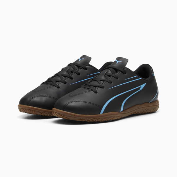 VITORIA IT Youth Football Boots, PUMA Black-Luminous Blue, large-MEX