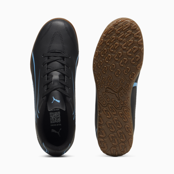 VITORIA IT Youth Football Boots, PUMA Black-Luminous Blue, large-MEX