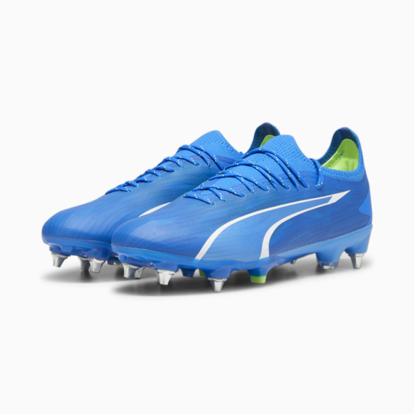 ULTRA ULTIMATE MxSG Men's Football Boots Unisex, Ultra Blue-PUMA White-Pro Green, large-ZAF