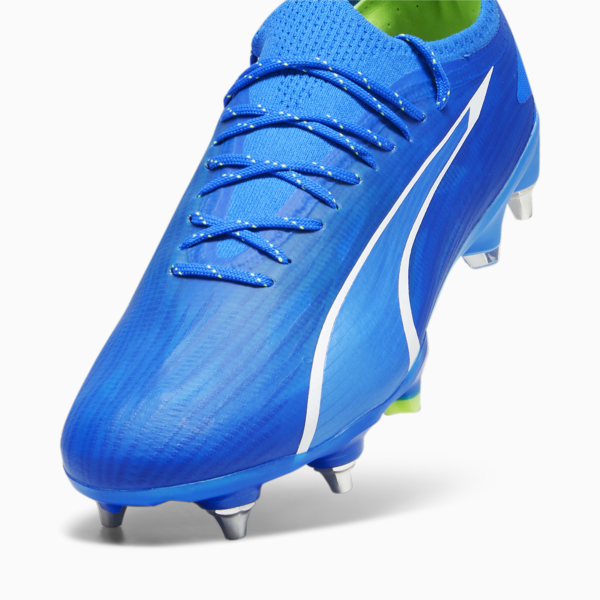 ULTRA ULTIMATE MxSG Men's Football Boots Unisex, Ultra Blue-PUMA White-Pro Green, large-ZAF