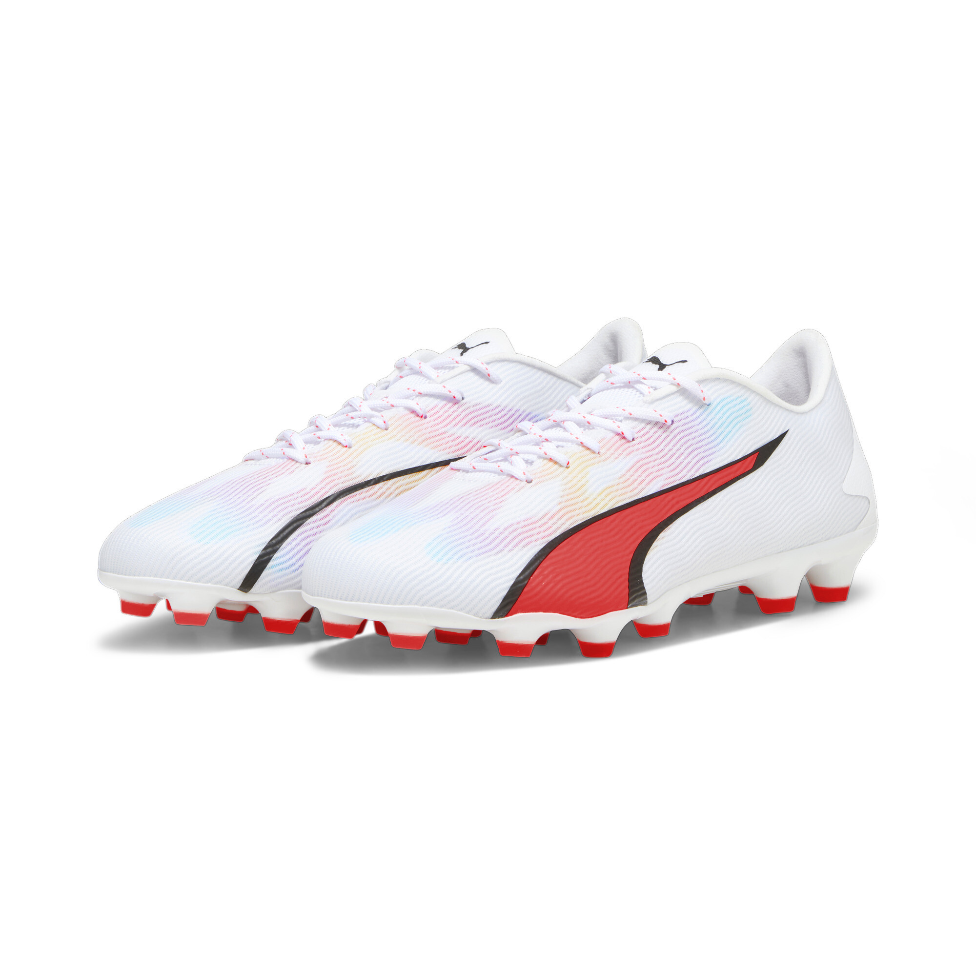  プーマ メンズ ウルトラ プロ HG/AG サッカー スパイク メンズ PUMA White-PUMA Black-Fire Orchid ｜PUMA.com