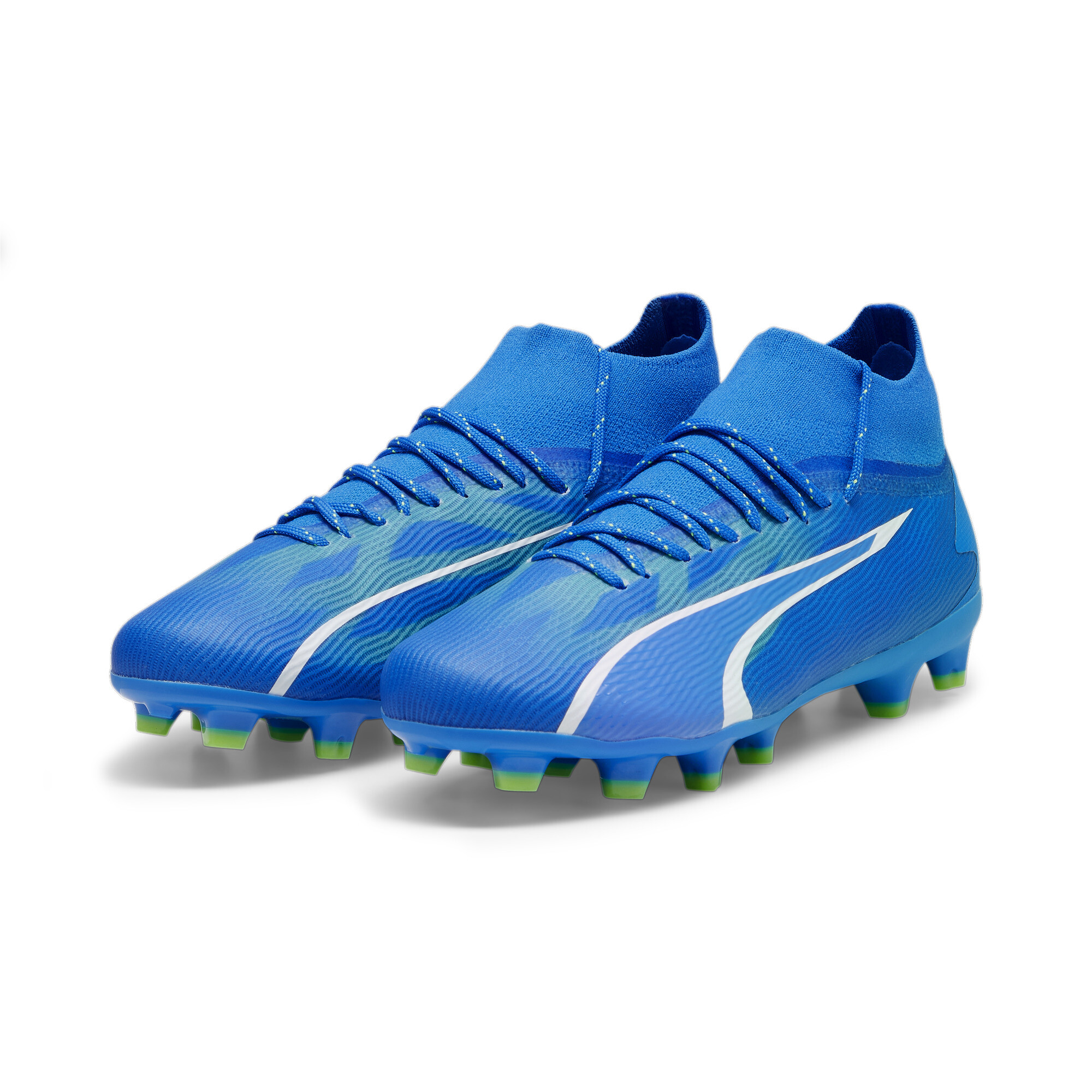 Puma ULTRA PRO FG/AG Youth Football Boots, Blue, Size 38, Shoes