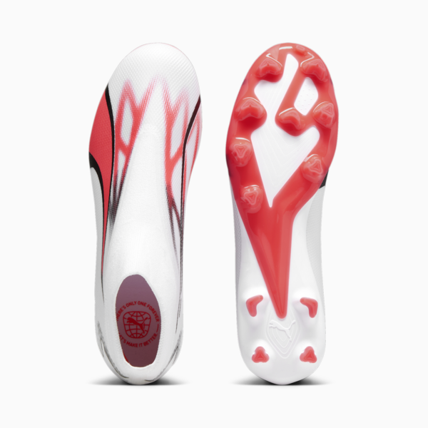 ULTRA MATCH+ LL FG/AG Men's Football Boots, PUMA White-PUMA Black-Fire Orchid, large-ZAF