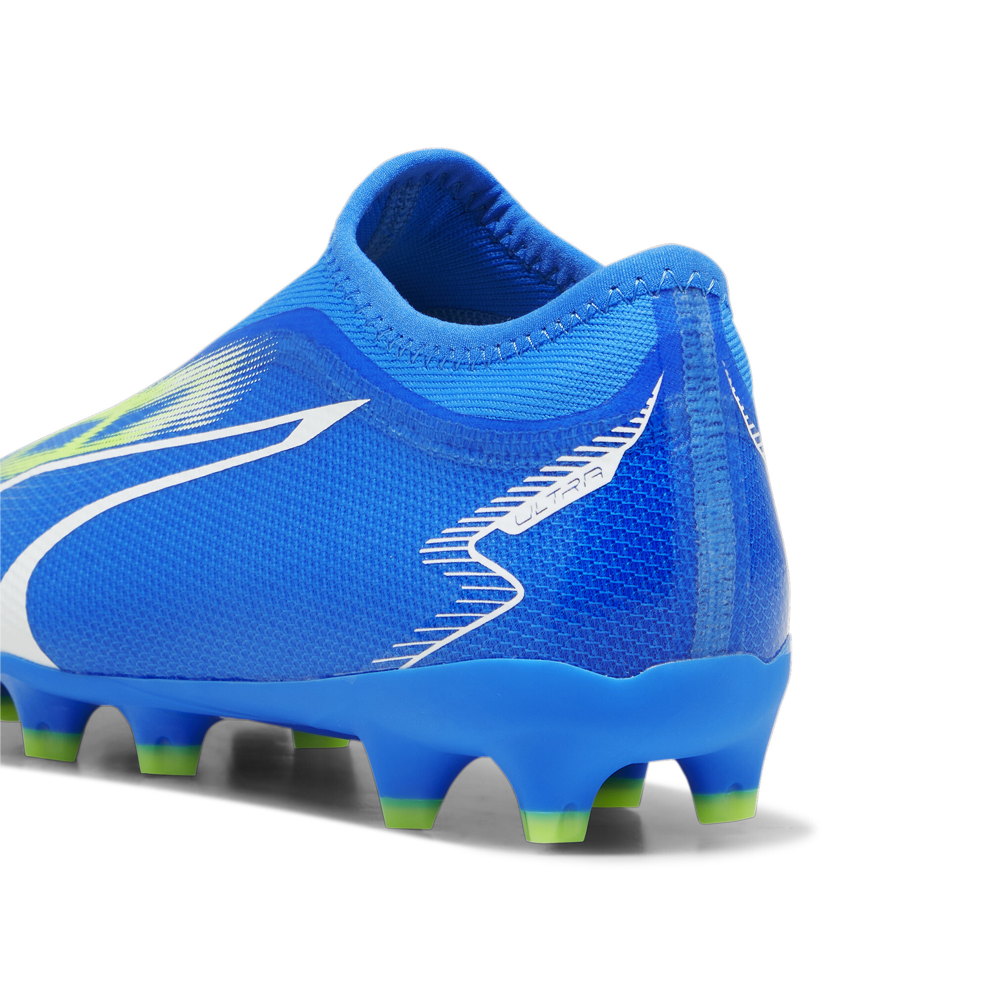 PUMA ULTRA MATCH LL FG/AG Youth Football Boots In Blue, Size EU 38.5