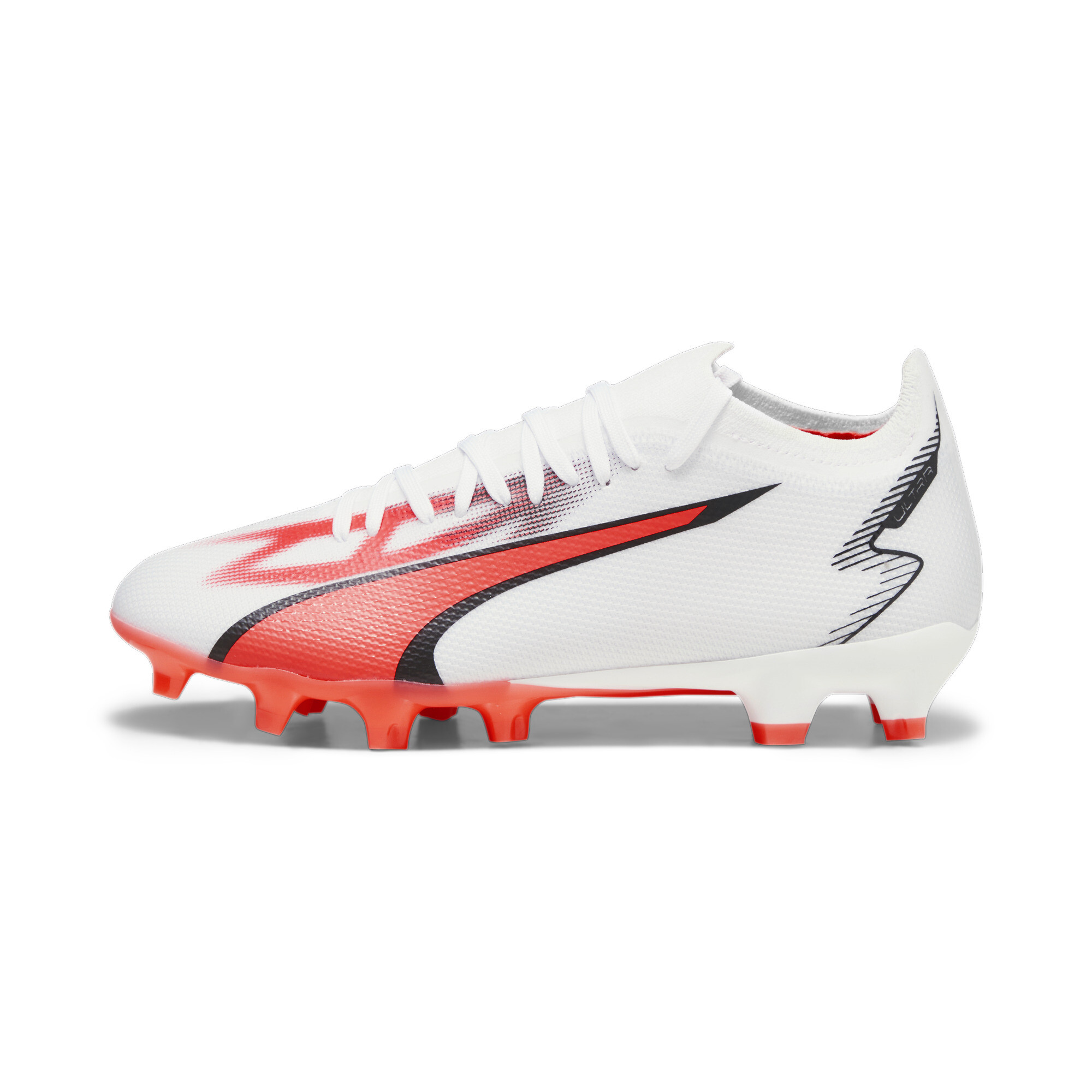 Women's PUMA ULTRA MATCH FG/AG Football Boots In White, Size EU 36