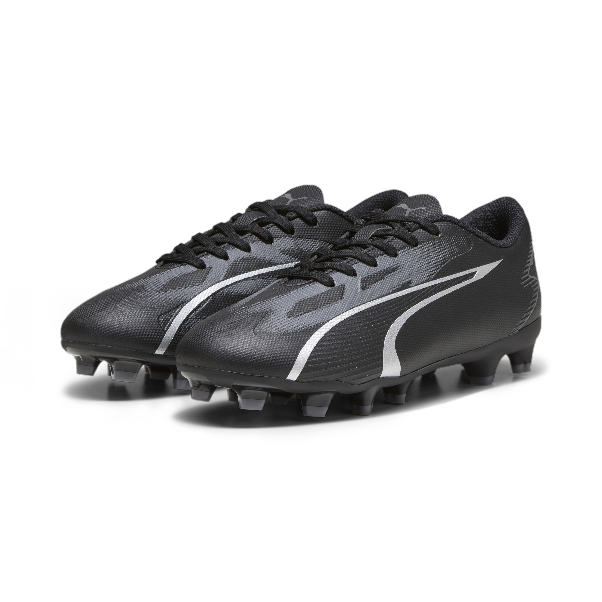 PUMA ULTRA PLAY FG/AG Youth Football Boots In Black, Size EU 29