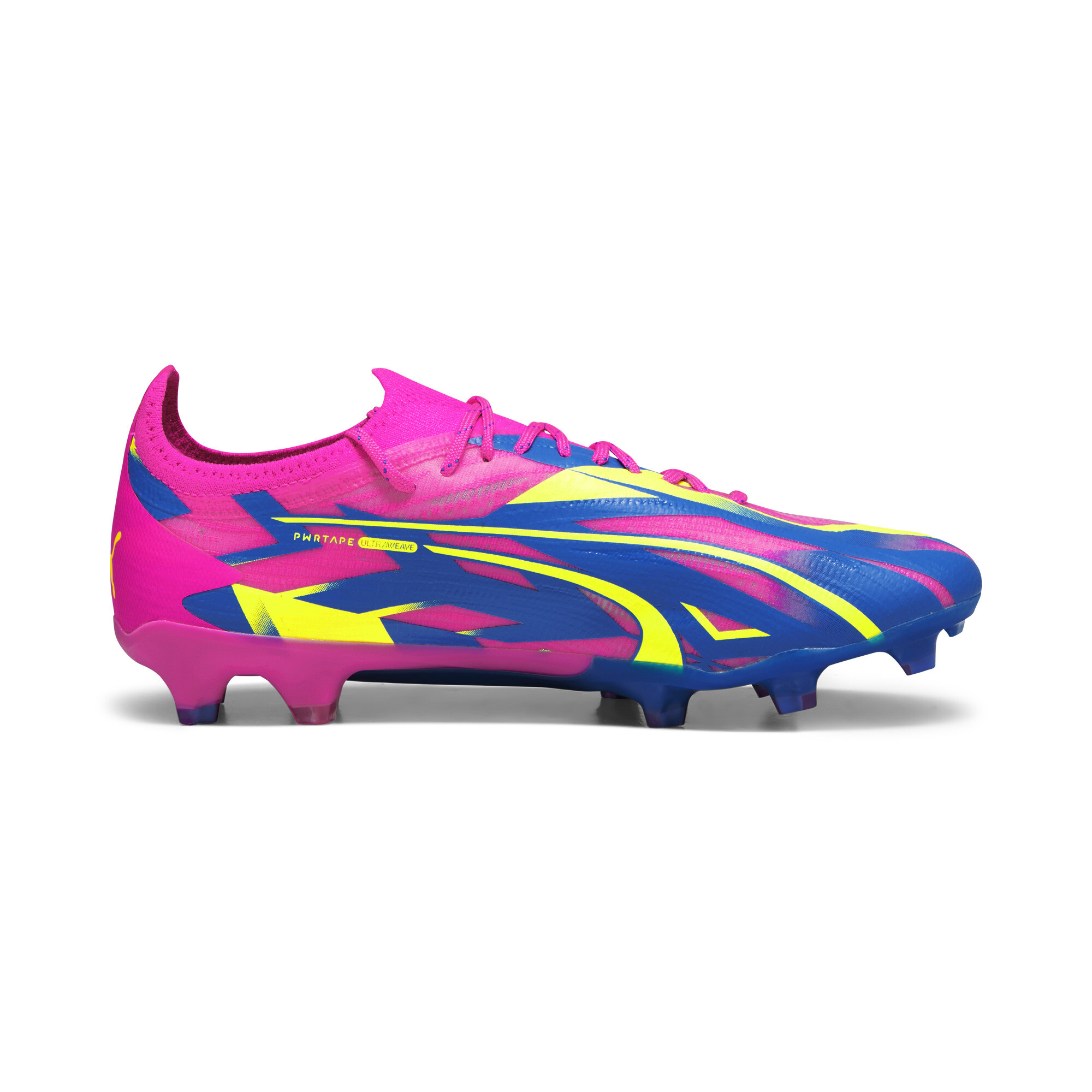 Men's PUMA ULTRA ULTIMATE ENERGY FG/AG Football Boots In Pink, Size EU 46