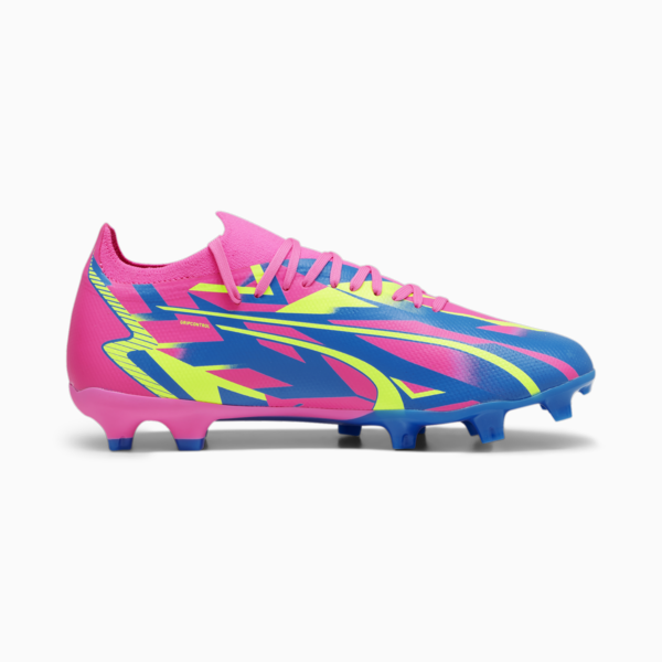 ULTRA MATCH ENERGY FG/AG Football Boots Unisex, Luminous Pink-Yellow Alert-Ultra Blue, large-ZAF